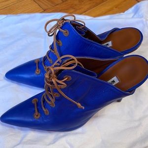 Manolo Blahnik Slip on Backless Heel